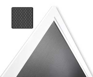Prowler Proof Protec perforated aluminium security screen corner